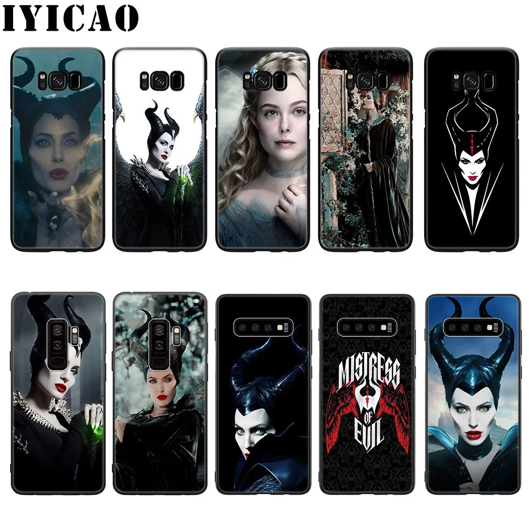 Мягкий силиконовый чехол Maleficent для Samsung Galaxy S20 S10 S9 S8 Plus Lite Ultra S6 S7 Edge S10e TPU |