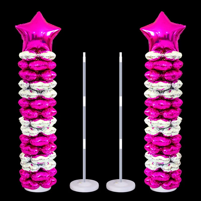 Balloon Base Stand Column Rack Table Mounted Holder Decoration Connecting Rods