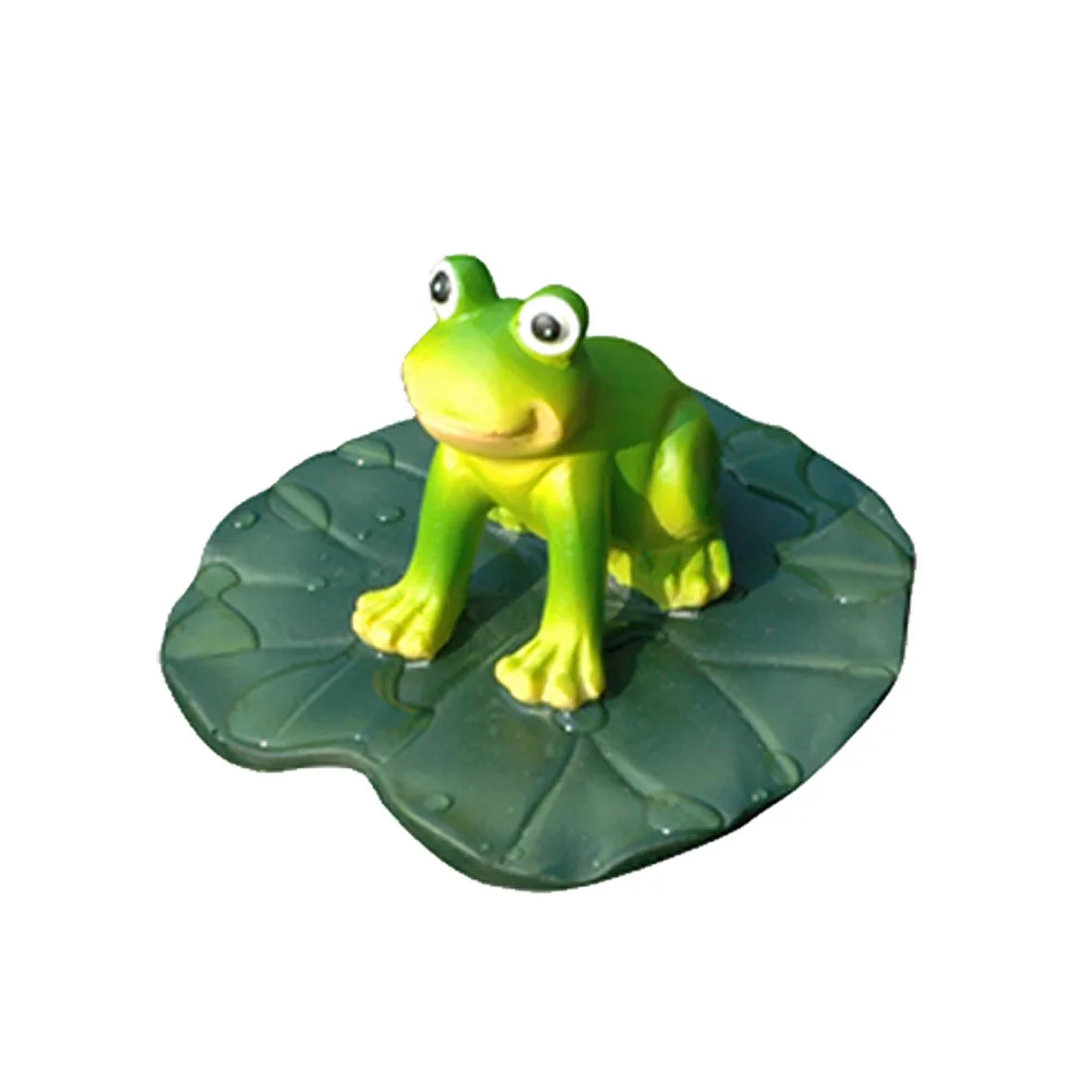 

Cute Park Outdoor Garden Ornament Pond Realistic Animal Statue Water Resin Yard Desktop Floating Sculpture Home Decor