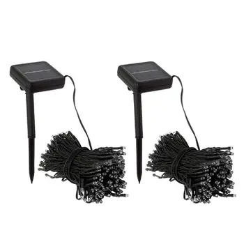 

100 100 LED Solar Fairy Lights 33 Feet 8 Modes Copper Wire Lights Waterproof Outdoor String Lights for Garden Patio Gate Yard
