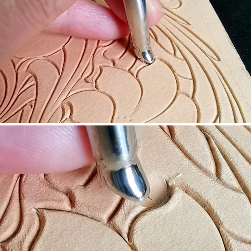 Leather Work Stamping Tool Backgrounders Lifters B011 B038 B061 Carving 304 Stainless streel Stamps