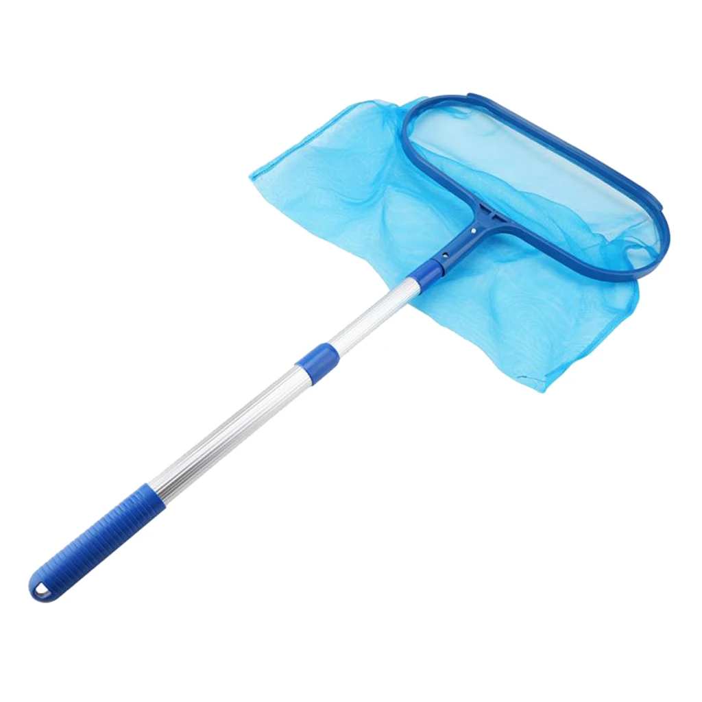 

Pool Skimmer Net With 18-41â€ Telescopic Pole Leaf Skimming Mesh Rake Net Bag