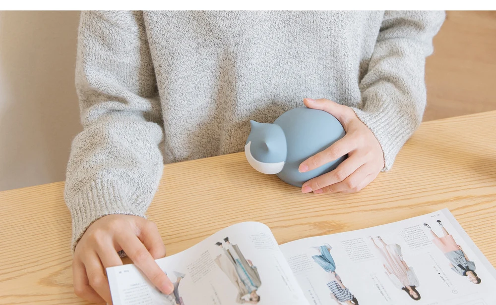 Cute Hand Warmer Water Heater Hand Warmer Cat Hot Water Bottle Mini Portable Creative Silicone Hot Water Bottle Warm Treasure