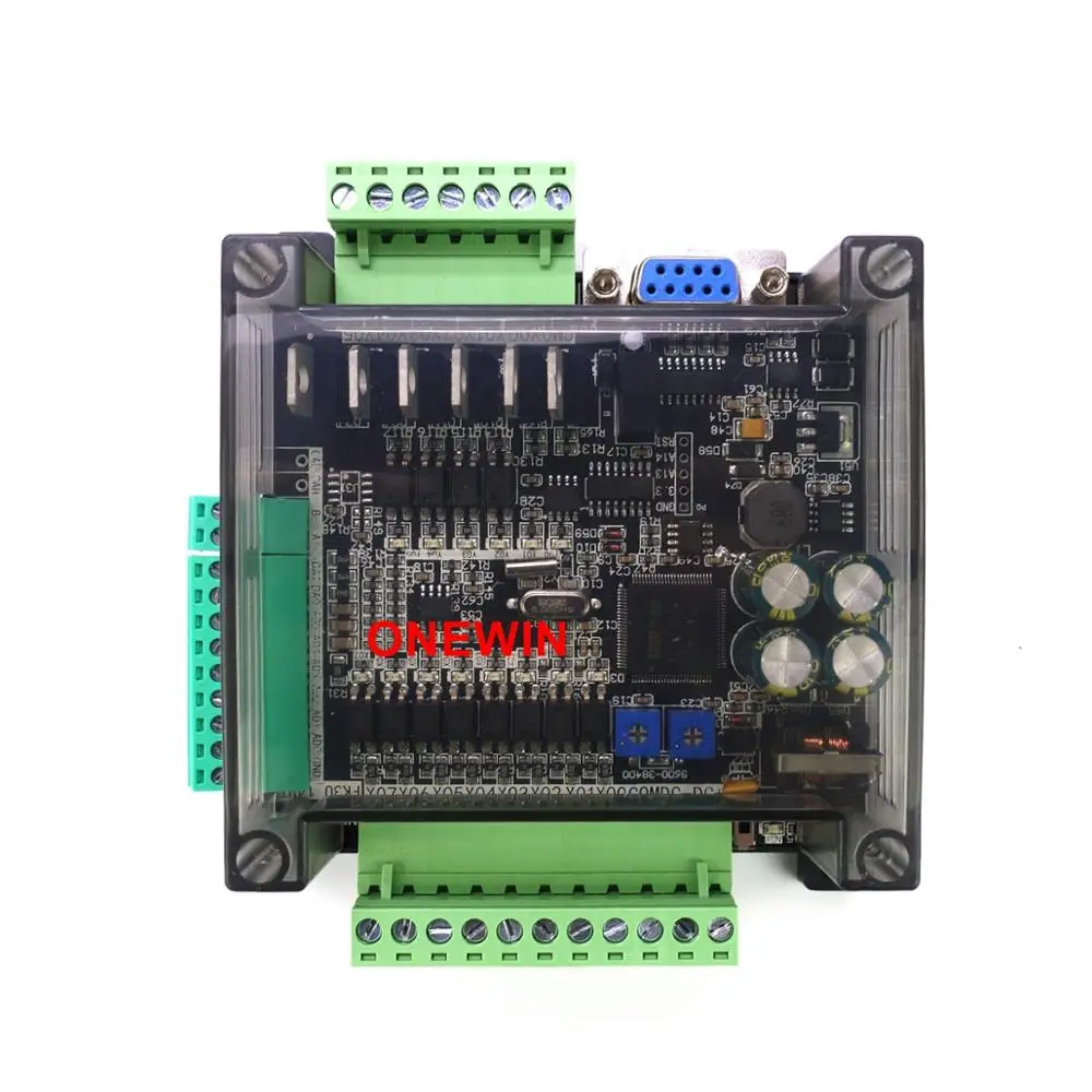samkoon EA-043A HMI touch screen 4.3 inch and FX3U series PLC industrial control board
