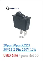 10 шт. 20 шт. KCD4 31*25 мм DPST 4PIN 16A/250 в красный/зеленый Кнопка ВКЛ/ВЫКЛ положение оснастки лодка кулисный переключатель медные ножки