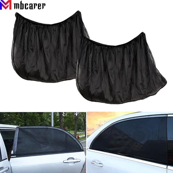 

2Pcs Car Sun Shade UV Protection for Baby Car Side Rear Sunshade Front Window Sunshade Mesh Sun Visor Summer Window Film