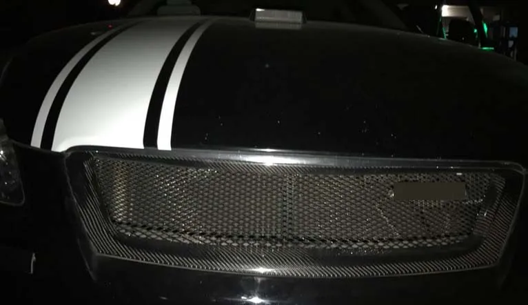 Передний бампер из углеродного волокна гриль для фотографий подходит Toyota Mark X Reiz