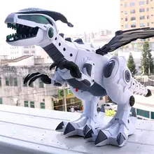Big Spray Dinosaurs Robot Pterosaurs Cartoon Walking Swing Animal Model Electronic Intelligent Dinosaurio Toys Gift For Children