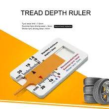 0 - 20 mm Portable Car Tyre Tread Depth Depthometer Gauge Caliper Motorcycle Tire Wheel Measure Tool Repair Tool Inspection