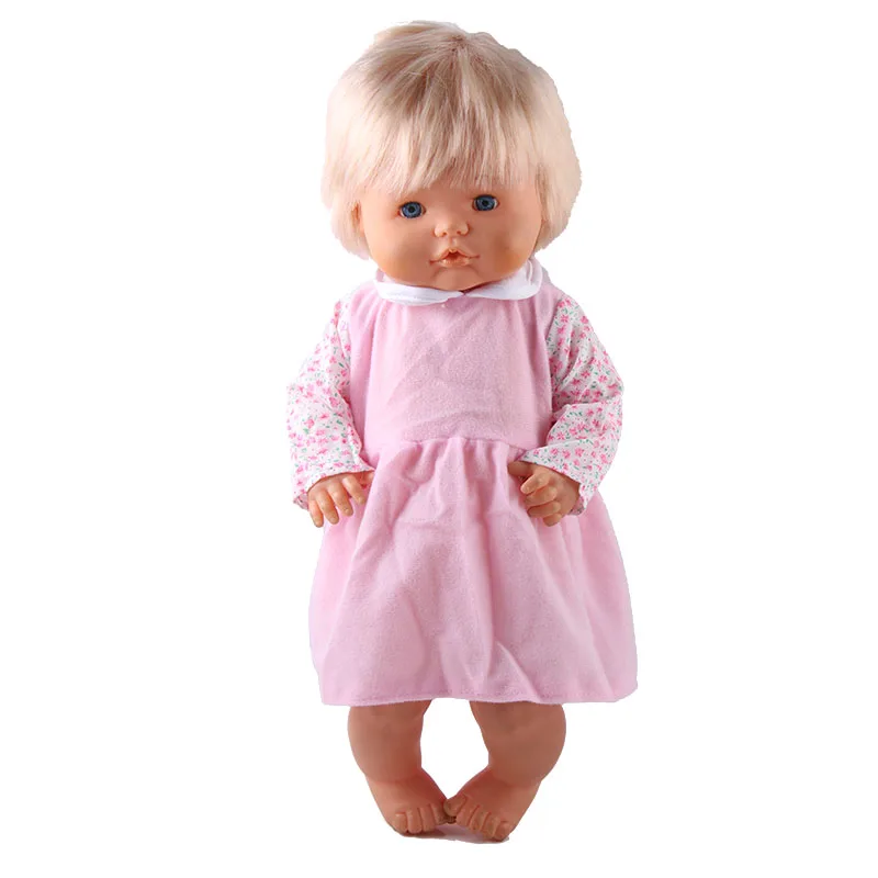 Одежда для кукол; 41 см; Nenuco Doll Nenuco y su Hermanita; комбинезон в шотландском стиле с шапочкой; 16 дюймов; nenuco doll - Цвет: 01
