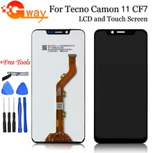ЖК-дисплей 6,2 дюйма для Tecno Camon 11 CF7, сенсорный экран, дигитайзер, панель в сборе для Tecno Camon 11 CF8, сенсорный ЖК-экран, запчасти Spair