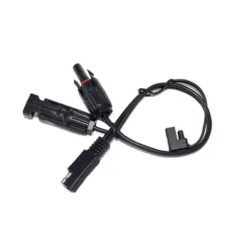 

New 1pc 35cm 13.78 inch SAE Power Adapter Cable Cord Solar Battery Charger for solar