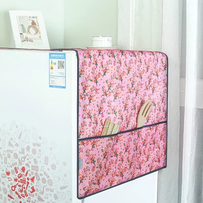 Pinkflower Чехол для стиральной машины пылезащитный чехол для холодильника сумка для хранения Органайзер водонепроницаемый протектор органайзер для чистки - Цвет: Pinkflower
