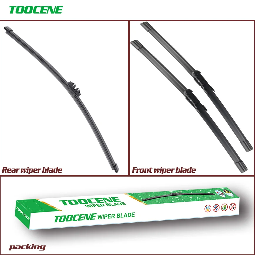 Front and Rear Wiper Blades For Ford Explorer 2011 2015 Windshield