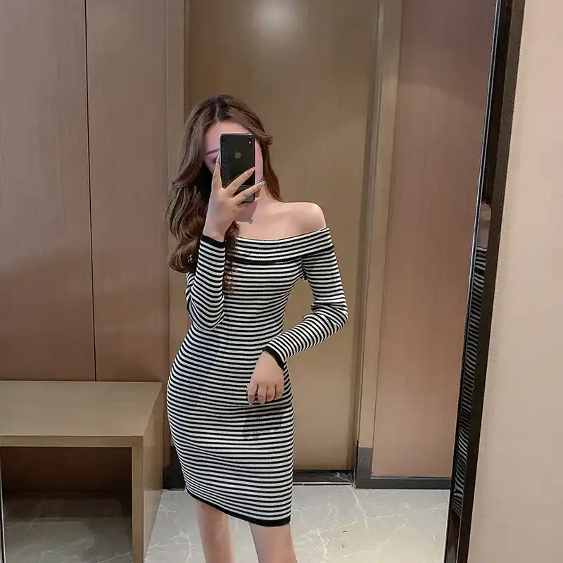 sheath sweater dress