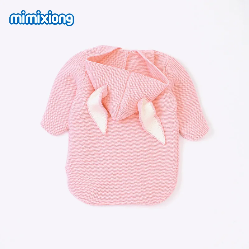 Детское одеяло для новорожденного кролика, спальное вязаное одеяло, постельные принадлежности, одеяло для кровати, дивана, коляски, накидка