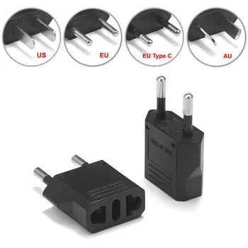 

100pcs AU US EU European Travel Adapter Euro American To Australian Power Adapter Electric Plug Sockets AC Converter Outlet