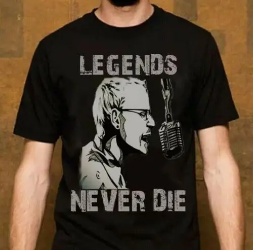 Футболка с надписью «Legends Never Die Ster BENNINGTON Linkin Park»