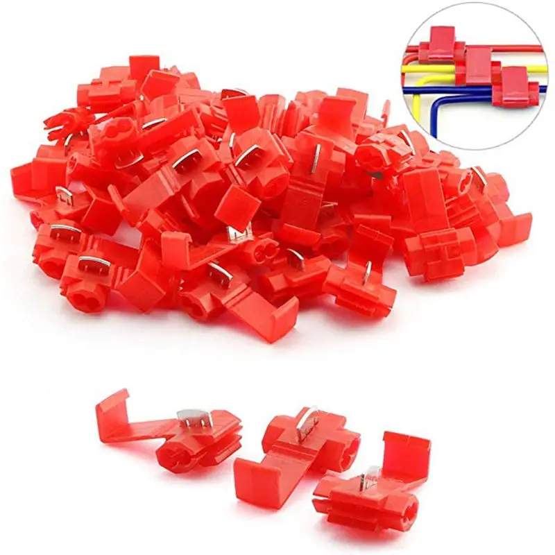 

10Pcs Quick Splice Terminals Crimp Wire Electrical Cable Connectors