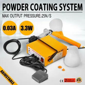 

Portable electrostatic Powder coating system Spray gun