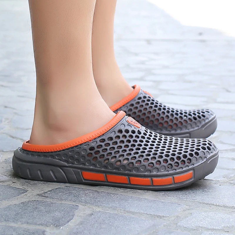 Original Garden Flip Flops Quick Drying Water Shoes Men Jelly Sport Summer Beach Aqua Slipper Outdoor Sandals Liteknit | Спорт и