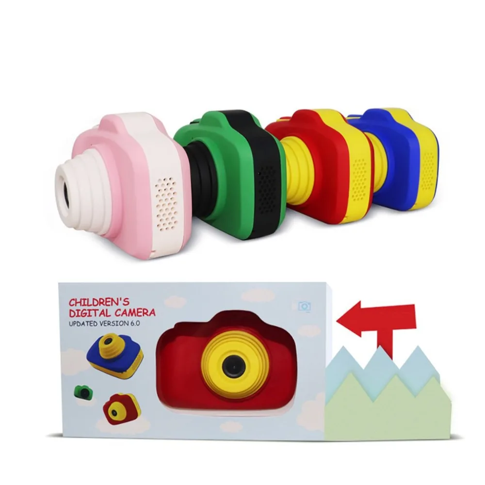 2.3 inches The Fifth Generation Mini Kids Camera Toys Digital Cartoon Slr Sports HD screen Camera Birthday Christmas Gift
