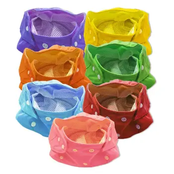 

7Pcs Set Infant Nappy Baby Cloth Diaper Adjustable Washable Reusable Soft Cover