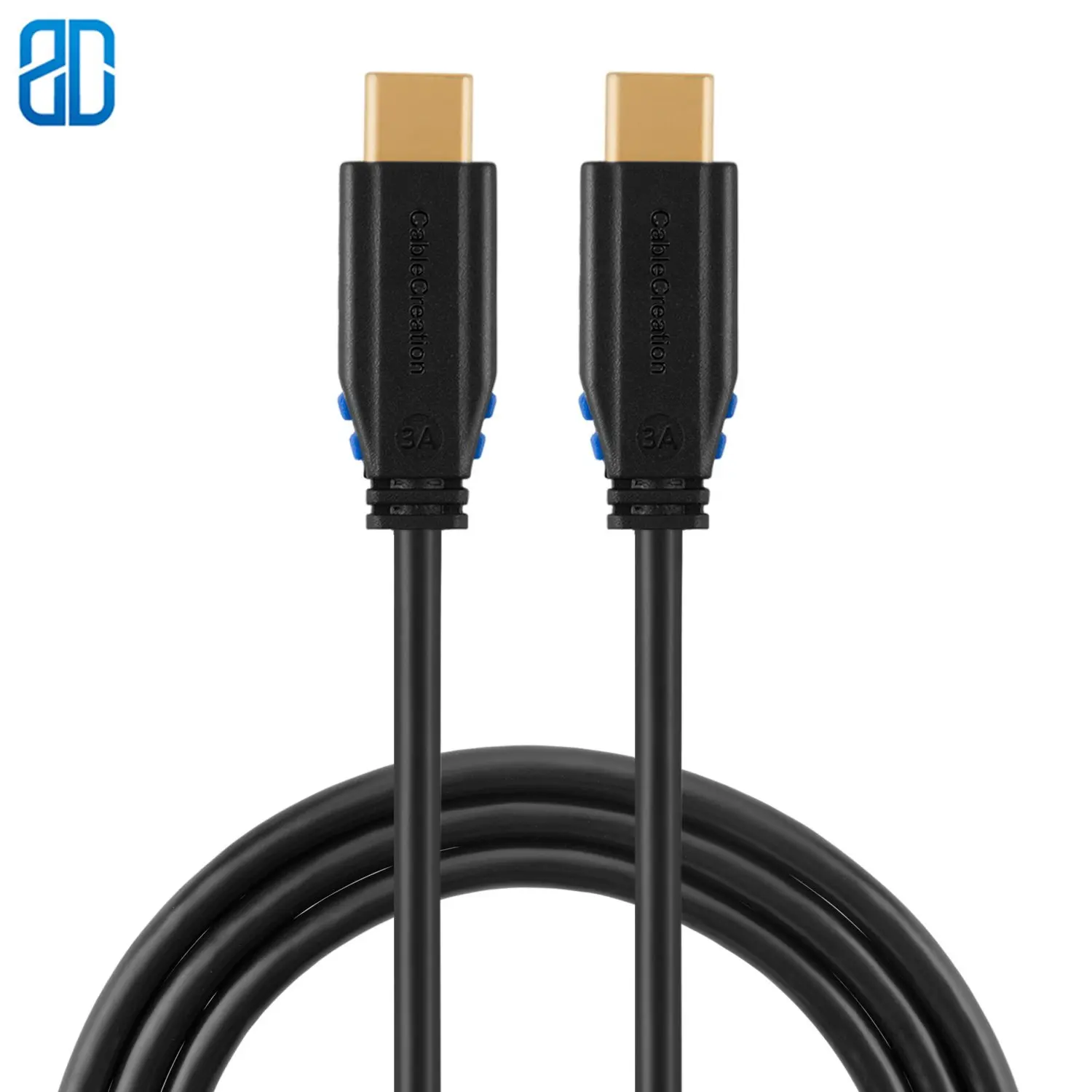 Кабель USB Type C-C (3A) USB-C кабель для зарядки и передачи данных совместимый с новым
