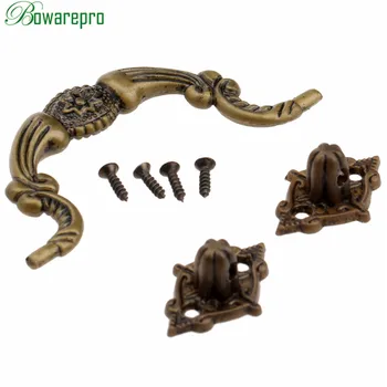1pc Antique Handles Cabinet Knobs and Handles Retro Furniture Knobs Kitchen Drawer Cupboard Pull Handles Furniture Fitting