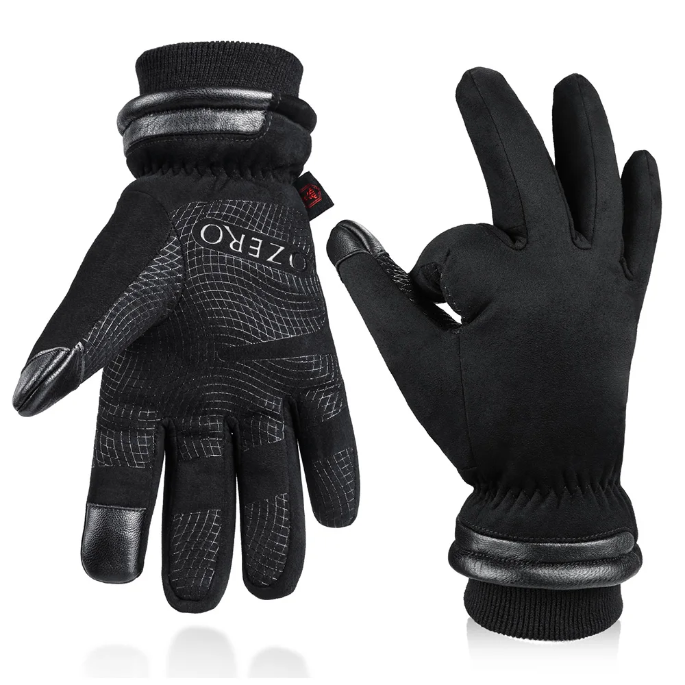 

Men's Waterproof Winter Gloves Touch Screen Fingers Windproof Thermal in Cold Weather for Driving Motorcycle Cycling Warm Gifts