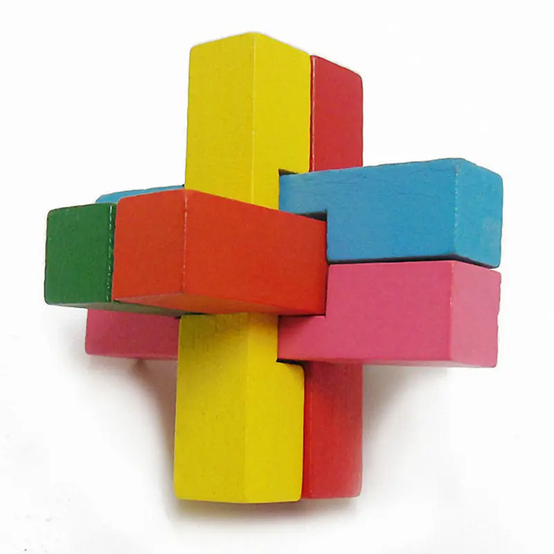 

Educational Game Puzzle 3D Puzzles Wood Brain Teaser Intelligent Toy Child Adult