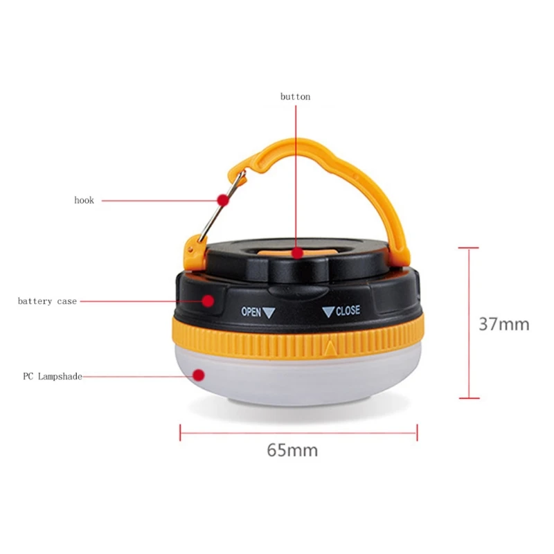 

Camping LED Lantern USB Rechargeable Outdoor Light Lantern Tent Lamp with Magnet