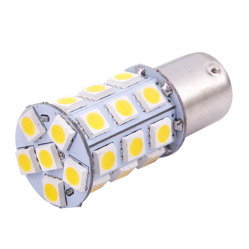 10X теплый белый 27 SMD светодиодный 1156 1141 1003 RV Кемпер трейлер интерьер Светильник лампы