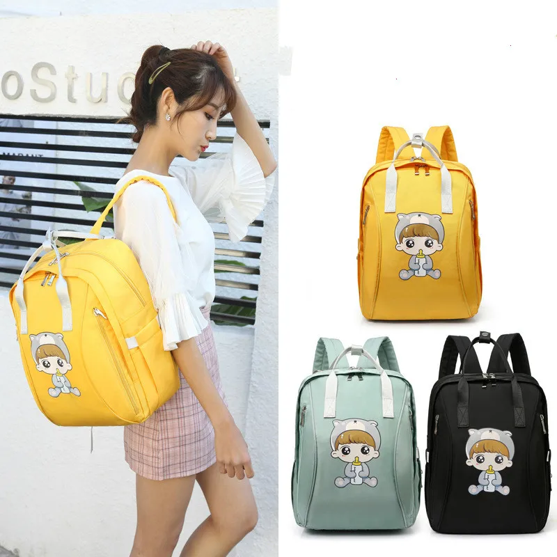 

New Large Capacity Diaper Bag Backpack Baby Nappy Mummy Bags Stroller Baby Care Backpack Milk Bottle Diaper Mother And Baby Bag
