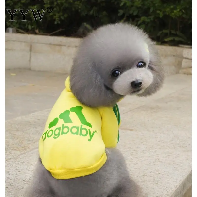 yellow Одежда для маленьких собак, одежда для маленьких собак, Ropa Perro, теплая одежда, жакеты для собак, одежда для щенков, толстовки для чихуахуа - Цвет: yellow
