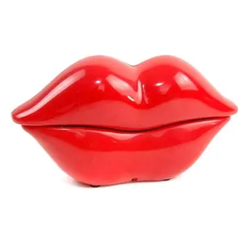 

1PC European Style Wired Telephone Corded Funny Lips Shaped Landline Telephone for Home Ofiice Gift For Women