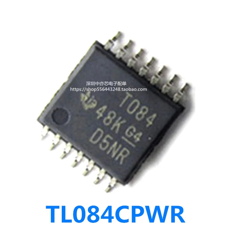 

Новый оригинальный Tl084cpwr T084 патч Tssop14 инкапсулированный четырехсторонний операционный усилитель