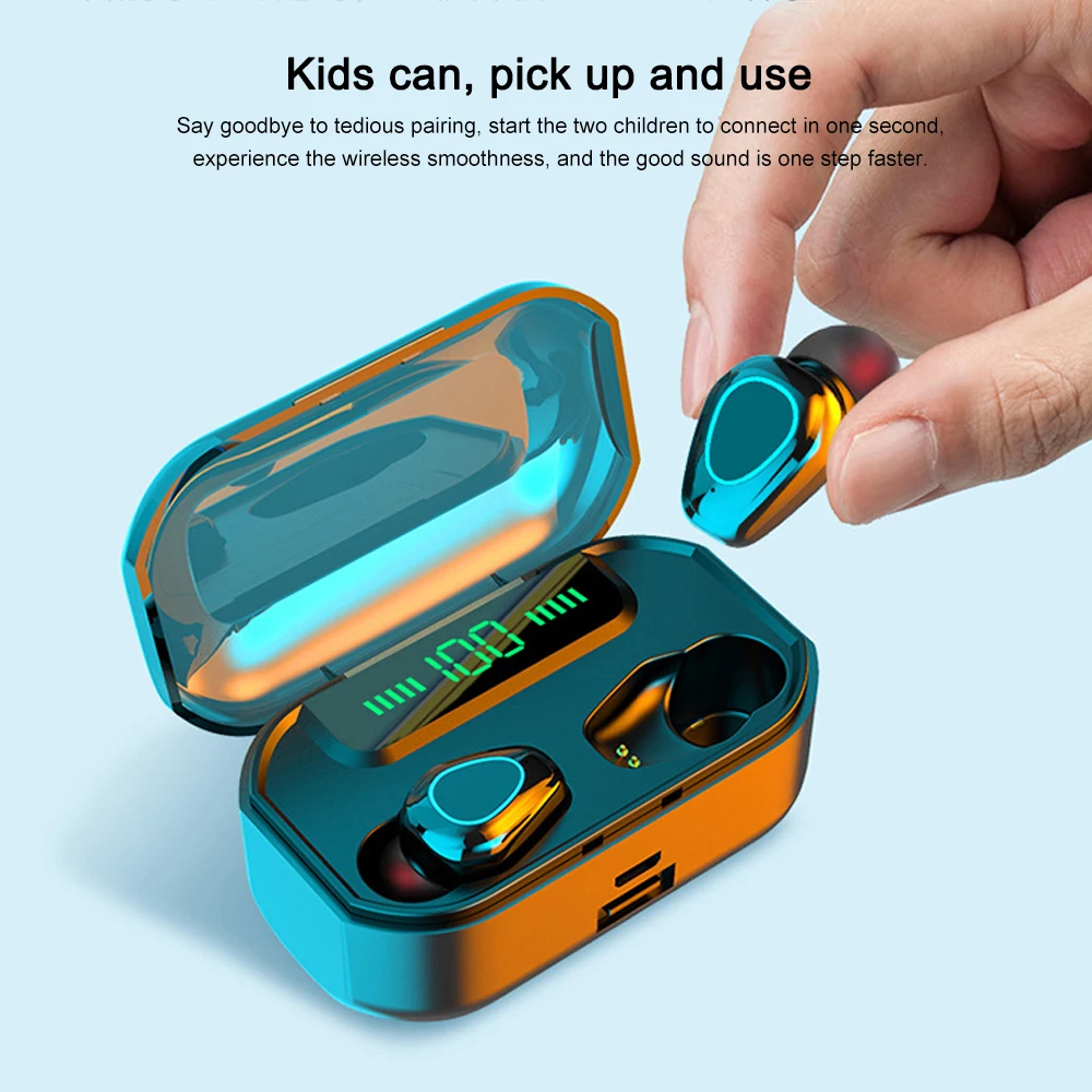 Ottwn F9 TWS Bluetooth Earphones Wireless Headsets Waterproof Touch Headset 2000mAh Noise Cancel Sport Earbuds for iphone 11 Pro