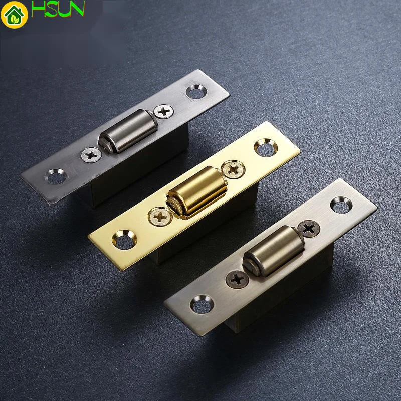 zinc alloy door touch bead KTV door back touch bead thickened wooden door top bead invisible door hidden door touch bead