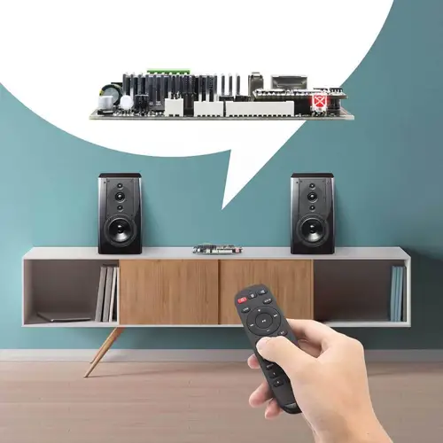 Up2Stream 앰프 V4 무선 오디오 앰프 보드, 50W * 2 사운드 앰프, 멀티룸 무선 스트리밍 스테레오 DAC 디코딩 오디오 수신 2