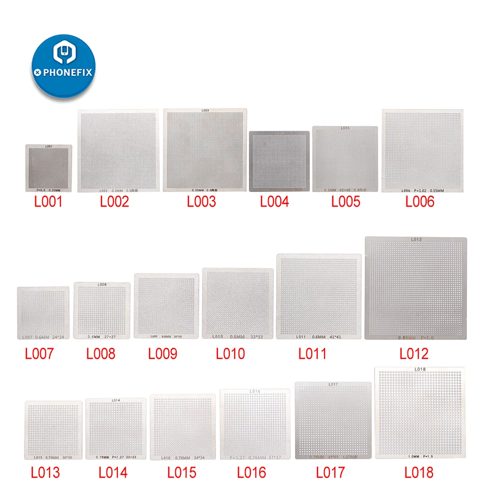 Tools Welding Equipment Universal Direct Heating Bga Stencils Templates