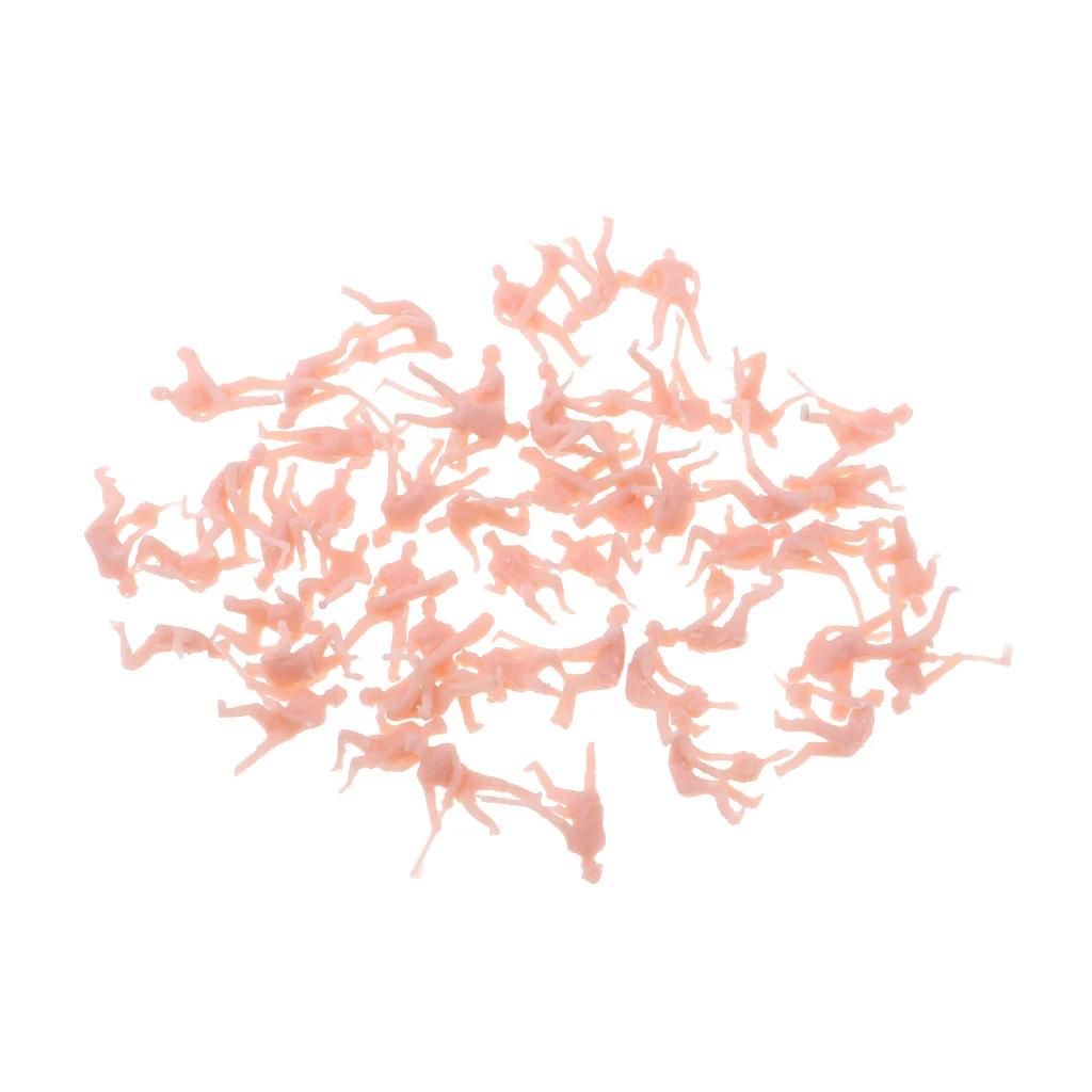 1/87 Worker Action Figure HO Scale Train Railway Street Layout Scenery Decor