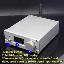 SU7 ES9038Q2M XMOS USB DAC декодер с OLED Bluetooth 5,0 Поддержка дистанционного управления