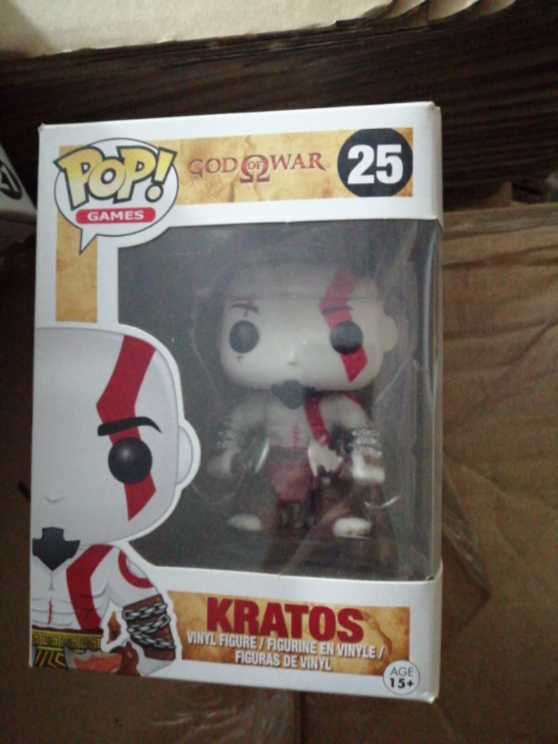Funko pop официальные игры: God of War-Kratos Виниловая фигурка Коллекционная модель игрушки с оригинальной коробкой