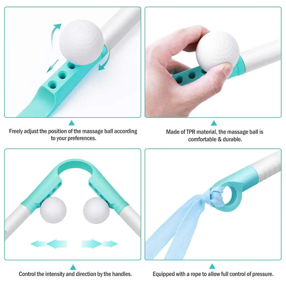 Массажер для шеи, ручное давление, точечный массаж, палочки ...