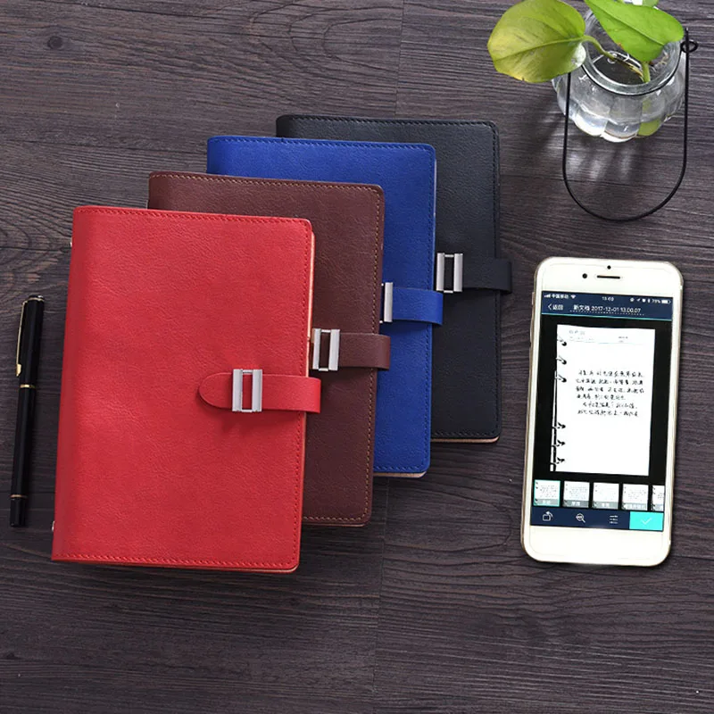 

Waterproof Erasable Student Notebook Soft Belt Buckle Simple Repeat Writing Notebook NC99