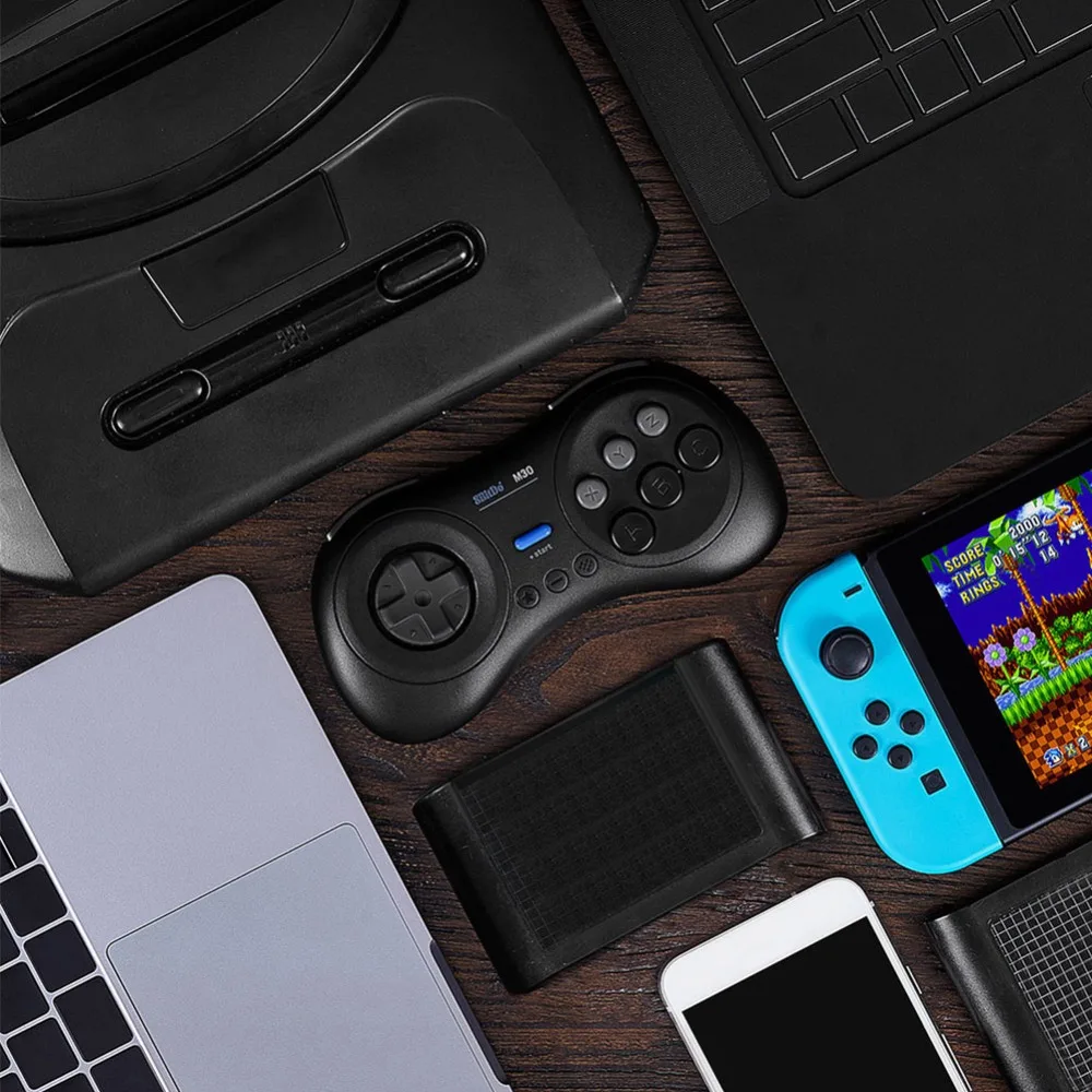 Беспроводной джойстик M30 2,4G для оригинальных игр sega Genesis и sega Mega Drive MD для nintendo Switch PC MAC