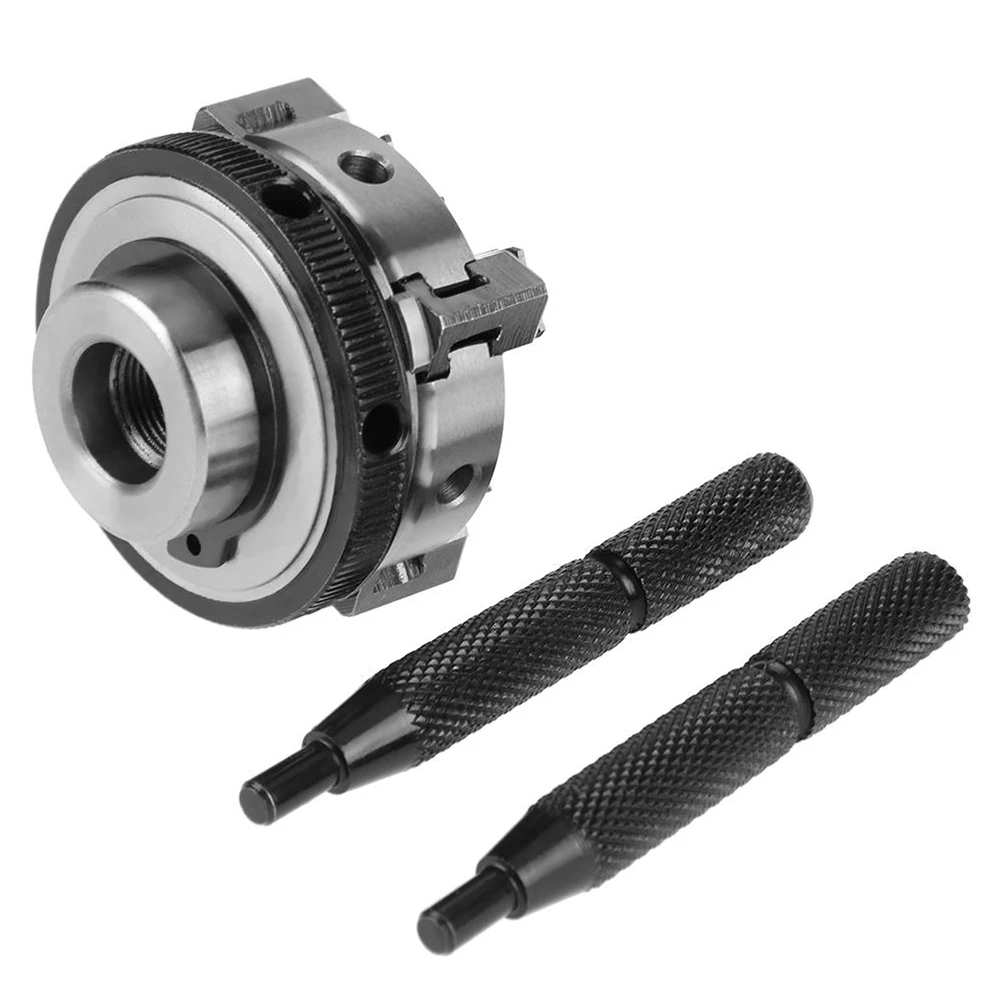 

Manual Self Centering Lathe DIY Metal Jaw K02-50 M15 Mini Four Jaw Woodworking Chuck