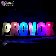 Профессиональный поставщик 6 м надувной Алфавит со светодиодным освещением для демонстрации событий/буквы алфавита воздушные шары для демонстрации игрушек