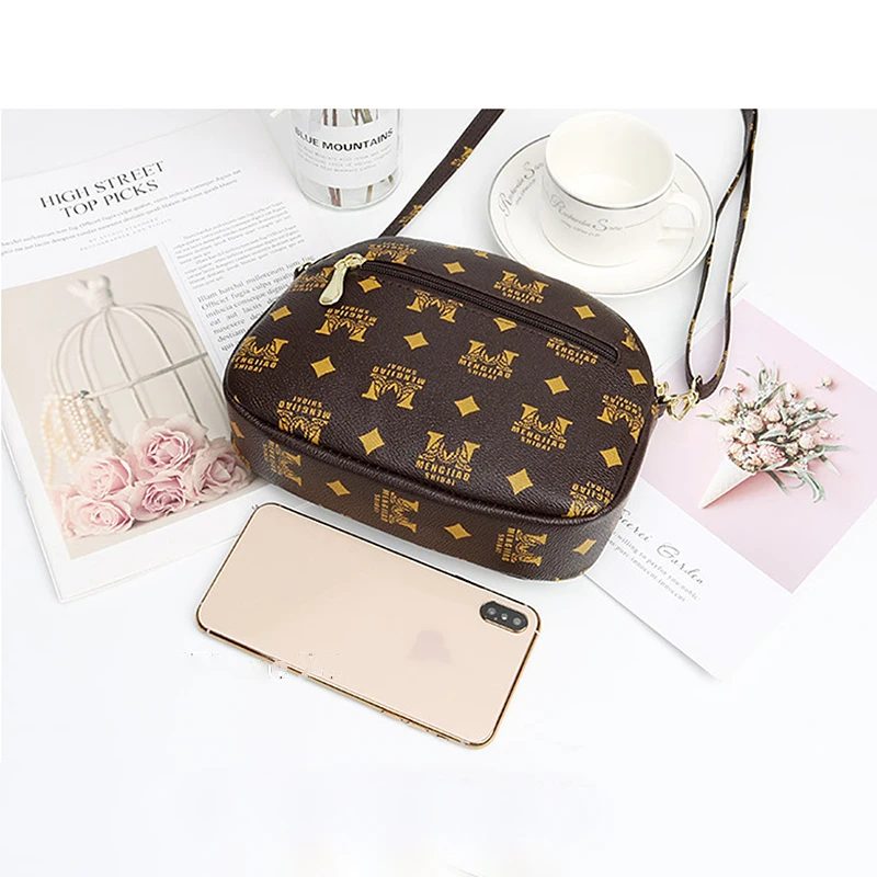 Shell Crossbody Bag for Women New Fashion Small PU Shoulder Bags Luxury Designer Female Bag Smooth Zipper
